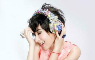 Girl Listening To Music Wallpaper