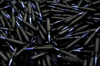Black Guns Bullets Wallpaper Gun