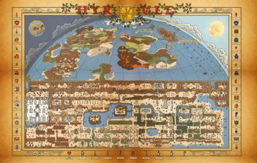 Wallpaper Nintendo Map Retro Zelda Itemps Nes Image For