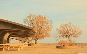 Bonneville Salt Flats Rest Area Utah 4k HD Desktop Wallpaper