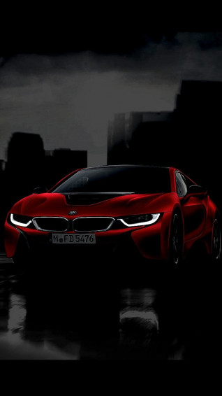 Bmw I8 Red Black Wallpaper Super Cars