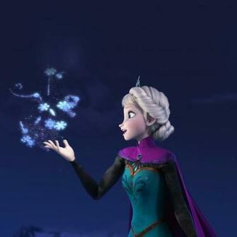 Ios7 Frozen Magic By Elsa Parallax HD iPhone iPad Wallpaper