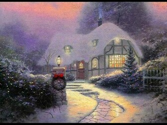 Winter Scenes Wallpaper Grasscloth