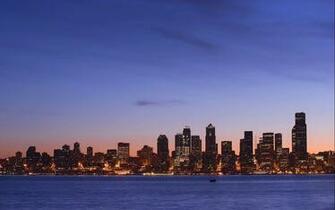 Pin Seattle Washington At Dawn Desktop Wallpaper Background