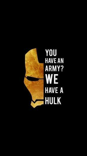 Marvel Avengers Quote iPhone Wallpaper Fondos De