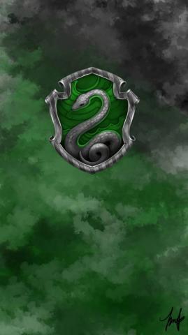 Harry Potter Slytherin Phone Wallpaper By Seymonster