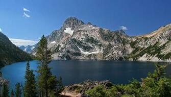 Idaho Sawtooth Lake Mountain Mount Regan Mountains