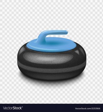 Curling Stone Isolated On A Transparent Background