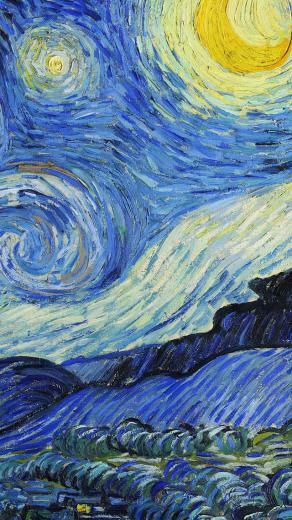 Vincent Van Gogh Starry Night Wallpaper iPhone Jpg