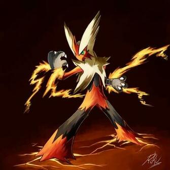 Mega Pokemon Fan Art Wallpaper Blaziken By Lazyamphy