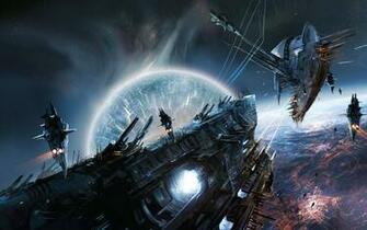 Space Battle Wallpaper On