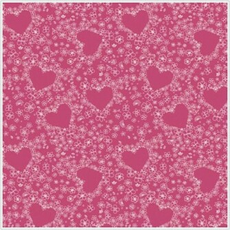 Hearts Pink Wallpaper Wall Sticker Outlet