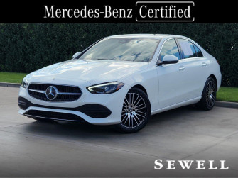 Certified White Mercedes Benz C Class Sedan