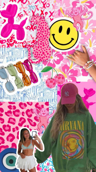 Preppy Girl Aesthetic Wallpaper