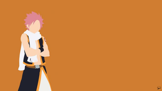 Natsu Dragneel Fairy Tail Minimalist Wallpaper By Greenmapple17 On