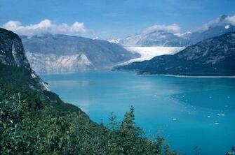 Glacier Melting Background Image Wallpaper