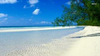 White Sand On The Beach Wallpaper