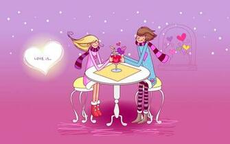 Love Vector Illustration Wallpaper HD