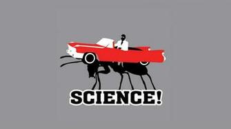 Funny Science Illustration HD Wallpaper Background