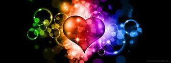 Black Background With Love Heart Photo For