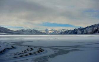 Winter Mountain Landscape Snow Cold Siberia Russia