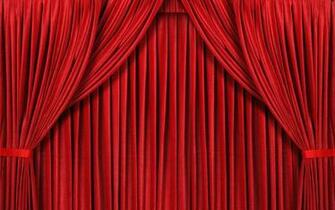 Red Curtain HD Wallpaper
