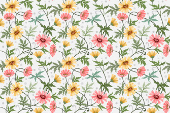A Colorful And Detailed Flower Drawing Wallpaper