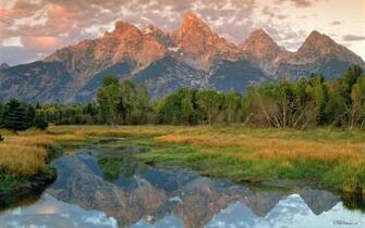 Wallpaper Scenery Lake Nature Sky Background