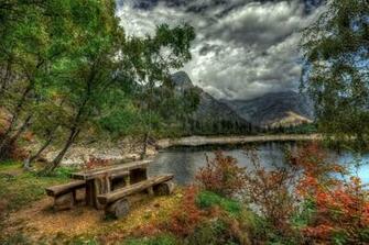 Lakes Lake Table Mountains Italy Nature Piedmont Trees Clouds