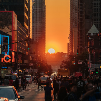 How And Where To Watch Manhattanhenge Tonight The New York Times