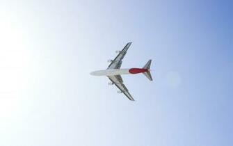 Qantas Airplane Above Sydney HD Wallpaper 4k Aircraft