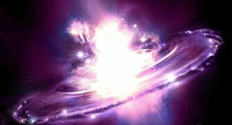 Purple Supernova Wallpaper