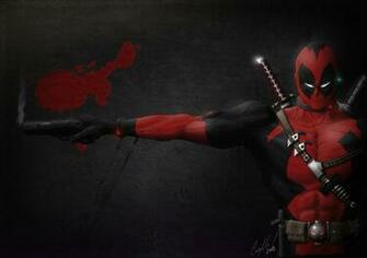Deadpool Cool Fan Art Wallpaper HD Desktop