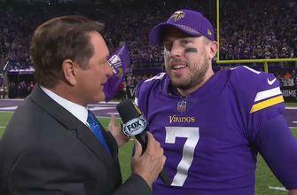 Case Keenum After Game Winning Td Pass This Is Special