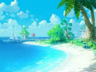 Anime Beach Wallpaper Sf