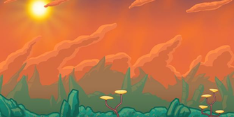 New Background Underwater And Alien Planet Have