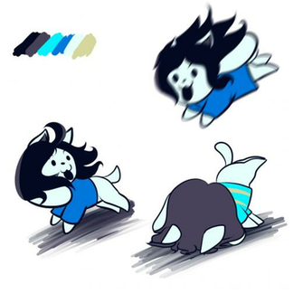 Temmie Colour Palette Challenge By Toilet Princess