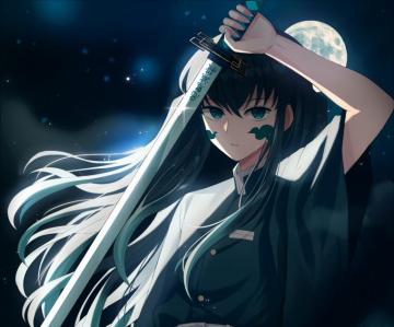 Muichiro Tokito 4k Ultra HD Wallpaper Background Image