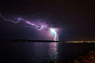 Lightning Strikes Wallpaper Background