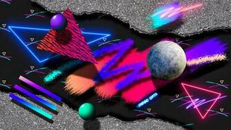 Neon 80s Wallpaper