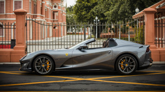 Ferrari Gts 5k Wallpaper HD Car