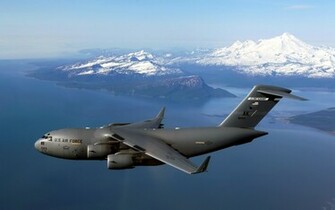 Globemaster Iii Over Alaska Wallpaper HD