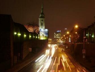 Bratislava In The Night Wallpaper