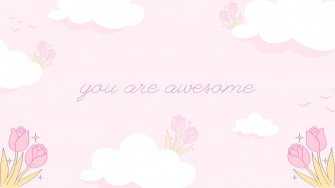 Customizable Pastel Desktop Wallpaper Templates