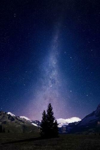 Night Sky iPhone HD Wallpaper