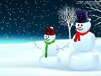 Snowman Wallpaper