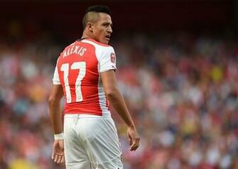 Alexis Sanchez Of Arsenal Looks On During The Emirates