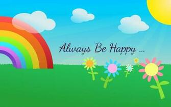 Always Be Happy HD Wallpaper For Desktop
