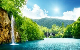 Beautiful Wallpaper For Desktop Waterfall