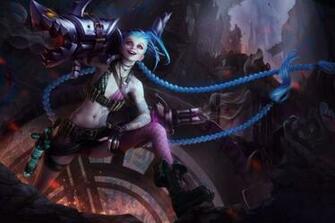 HD League Of Legends Cosplay Jinx Wallpaper